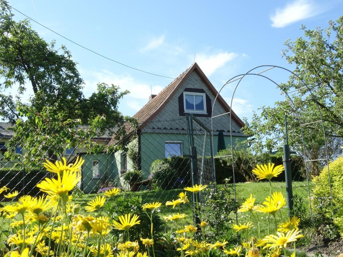 Ferienwohnung Landblick Bucha  ภายนอก รูปภาพ
